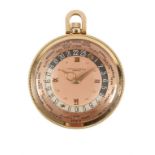 Weltzeituhr / An 18 ct gold world time pocket watch, Patek Phillippe & Co., Genf / Genève, um 1945