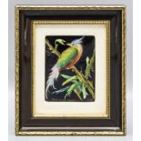 Camille FAURÉ (1874-1956), Emaillebild 'Oiseau de Iles' / 'Inselvogel' / An enamel picture ...