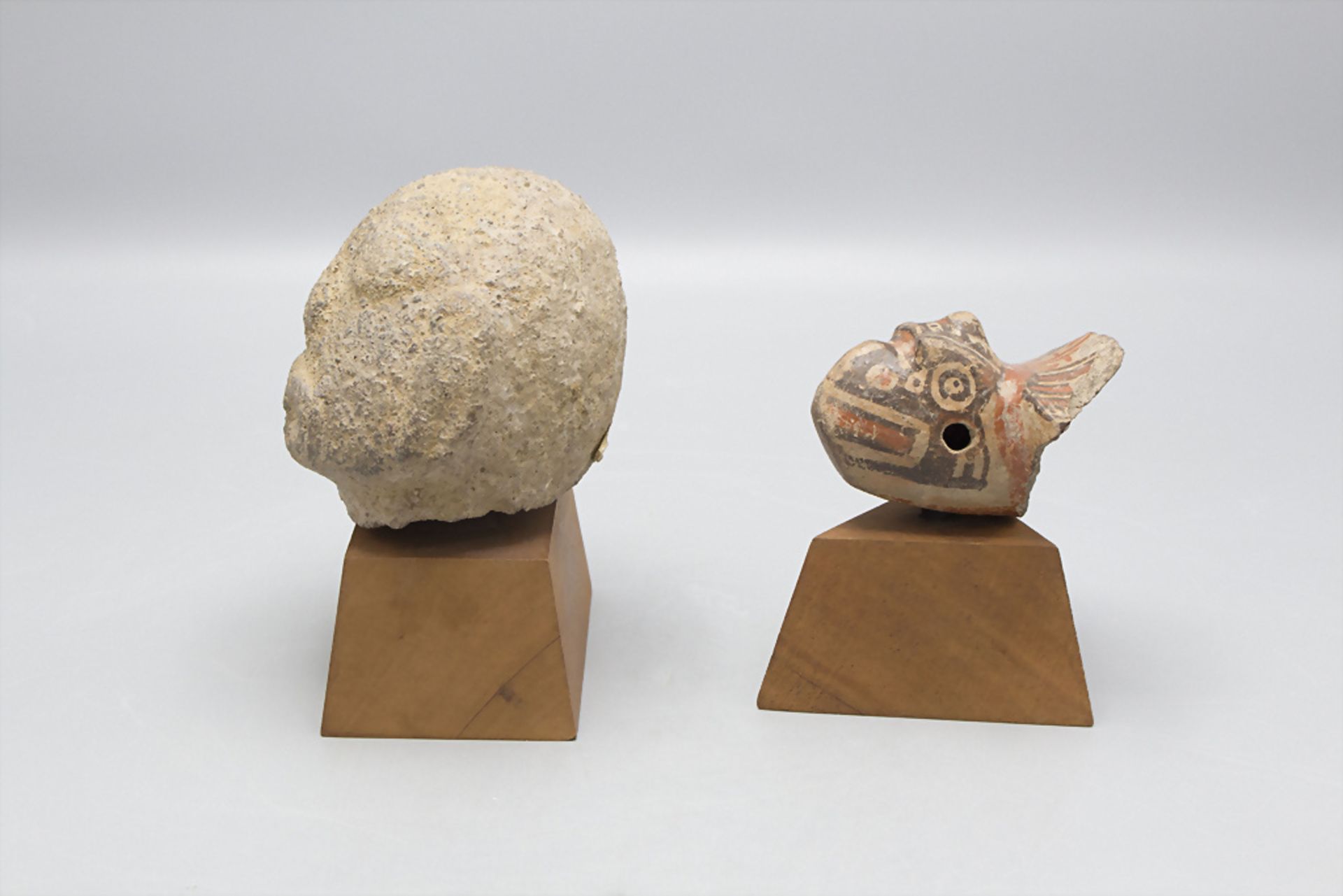 Sammlung von fünf prä-kolumbianischen Artefakten Artefakten, Alter unbekannt - Image 3 of 7