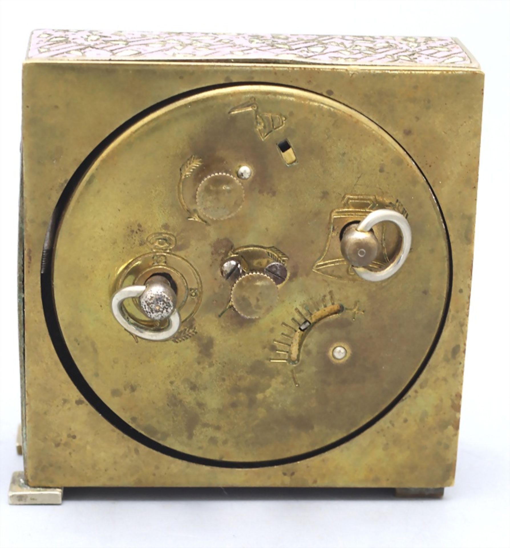 Wecker / An alarm clock, J. Früh, Swiss, 20. Jh. - Image 3 of 5