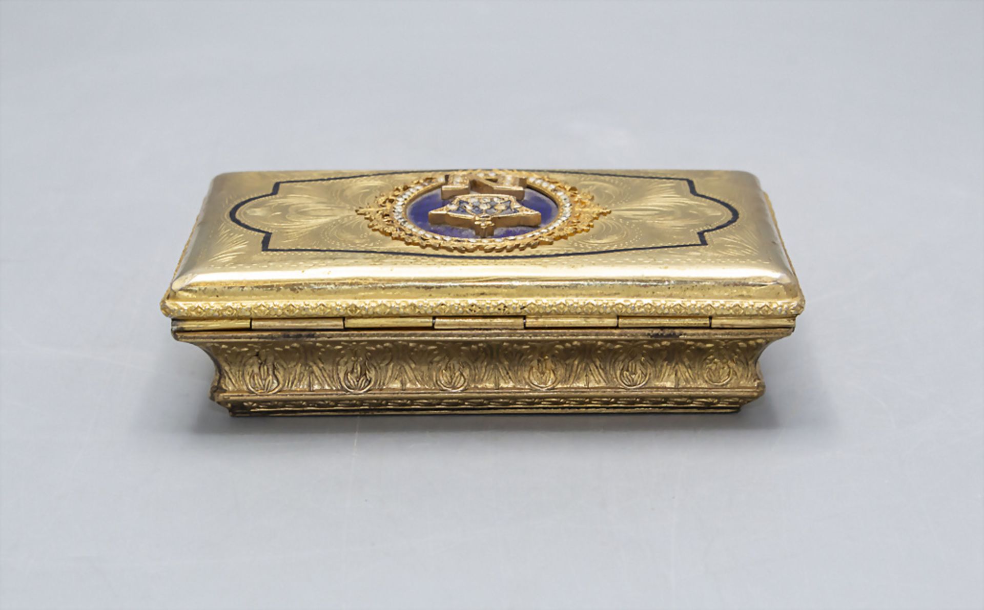 Napoleon III Tabatiere / Schnupftabakdose / A Napoleon III snuff box, Paris, Mitte 19. Jh. - Bild 4 aus 8