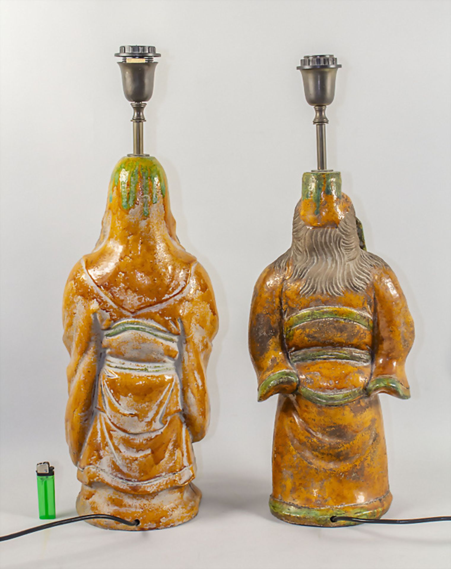 Zwei Lampenfüße / Two ceramic lamp bases - Image 4 of 4