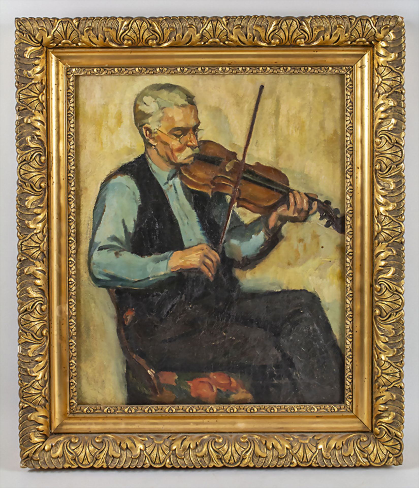 Roy GAMBLE (1887-1972), 'Der Geiger' / 'The violinist' - Bild 2 aus 3