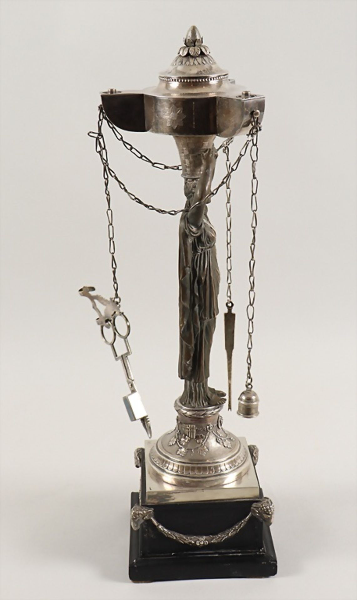 Klassizismus Öllampe / A Classicism oil lamp, Vatikanstadt / Rom, um 1810 - Image 5 of 19