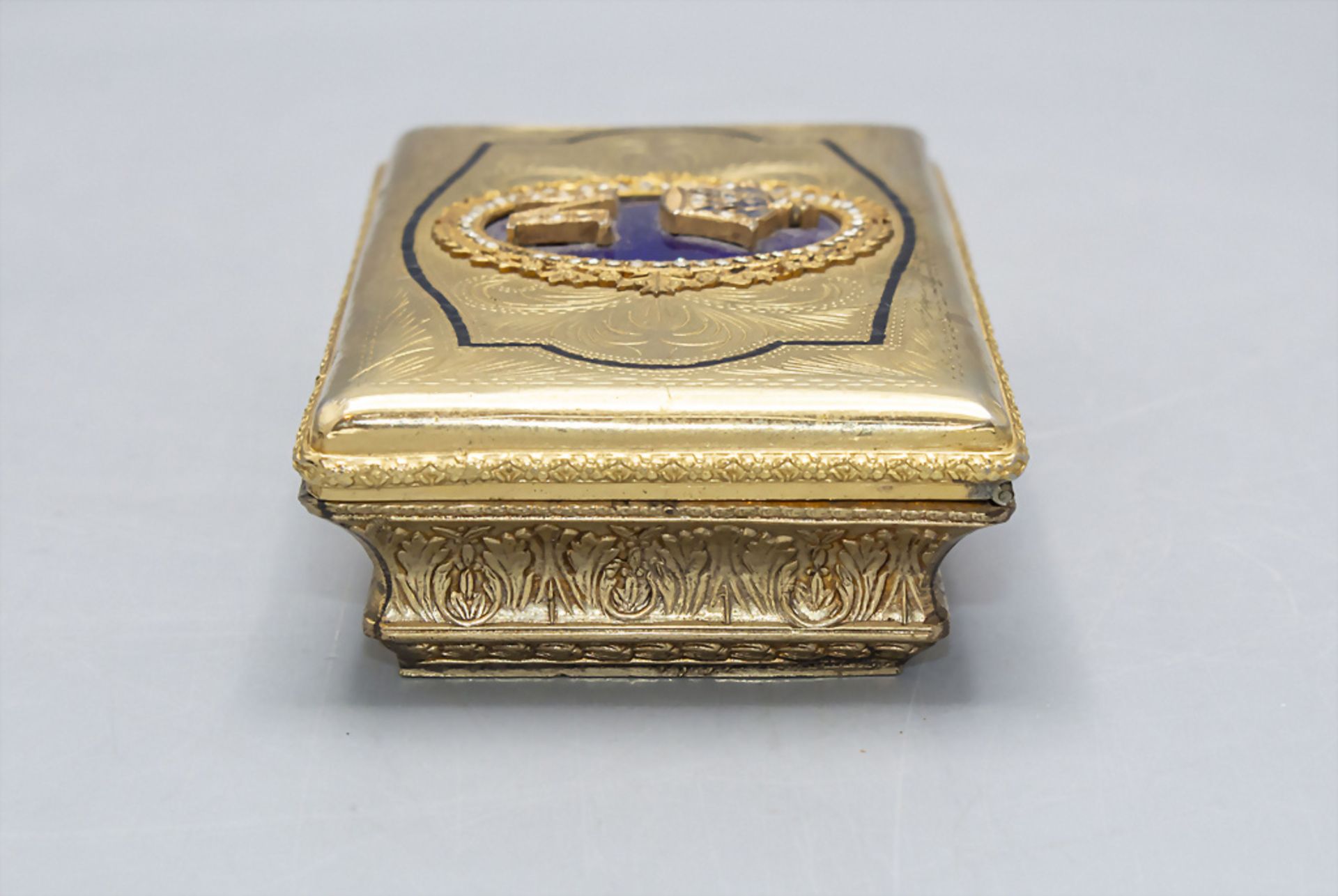 Napoleon III Tabatiere / Schnupftabakdose / A Napoleon III snuff box, Paris, Mitte 19. Jh. - Bild 5 aus 8