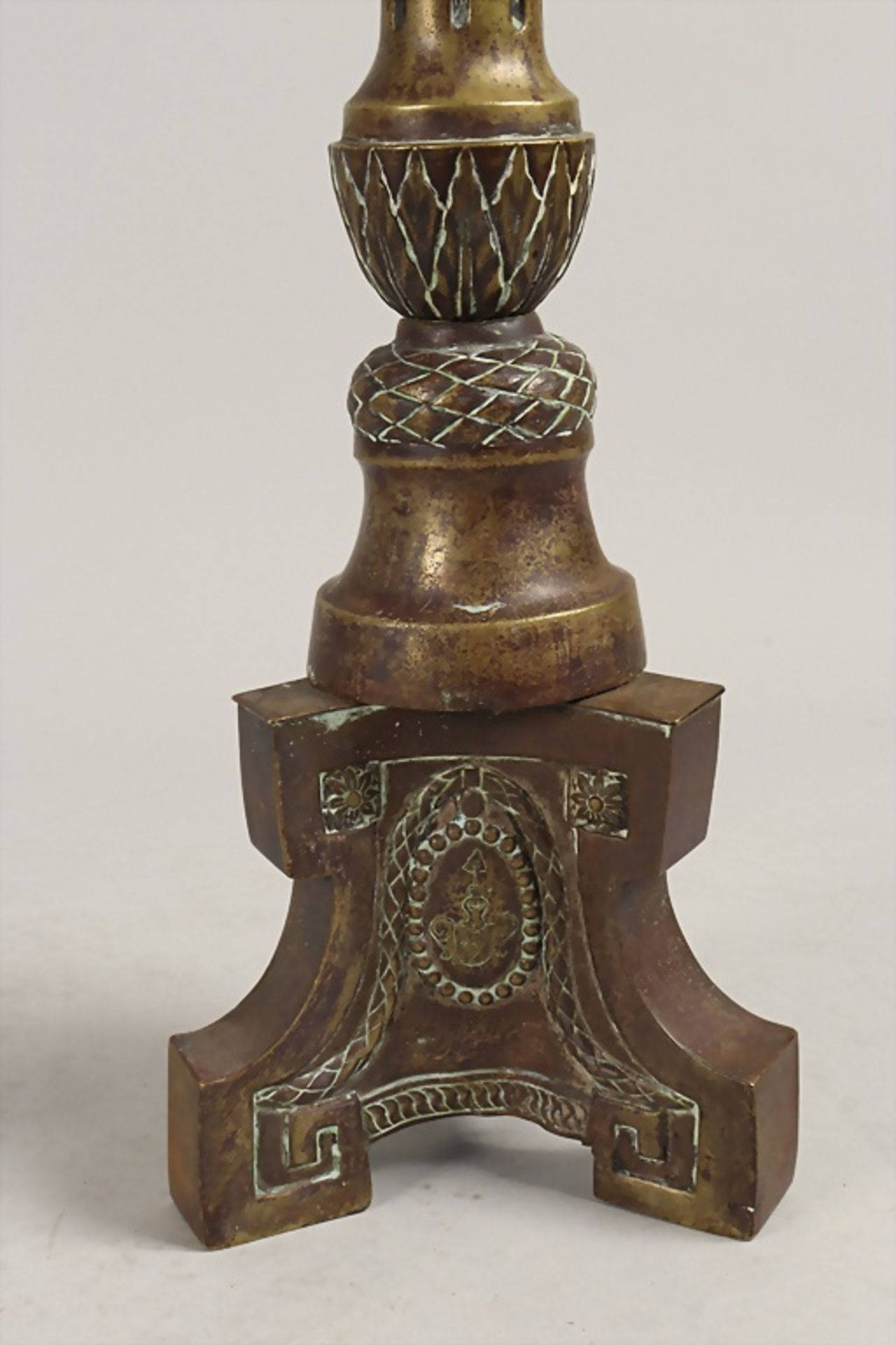 Louis Seize / Klassizismus Altarleuchter / An altar candle holder, deutsch, um 1780 - Image 3 of 6