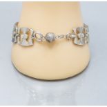 Silberarmband / A silver bracelet, 1960er Jahre