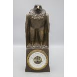 Jugendstil Bronze 'Adler mit Barometer' / An Art Nouveau bronze barometer with an eagle, Anton ...