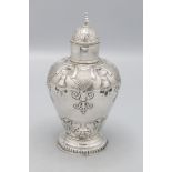Barock Teedose / A Baroque silver tea cady, Casper Janszonius, Haarlem, 1741