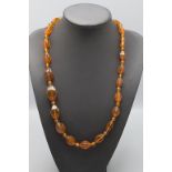 Bernsteinkette / An amber necklace