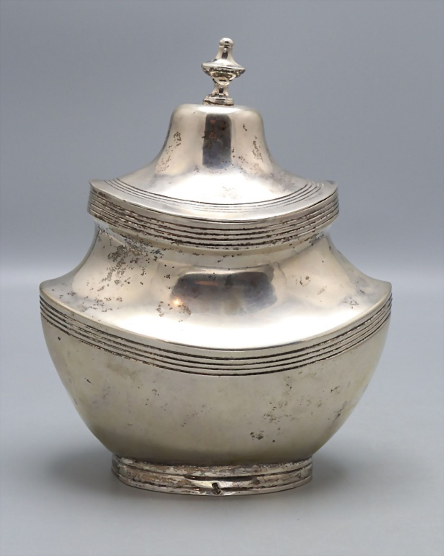 Klassizismus Zuckerdose / A silver sugar bowl, Lissabon/Lisboa, um 1800