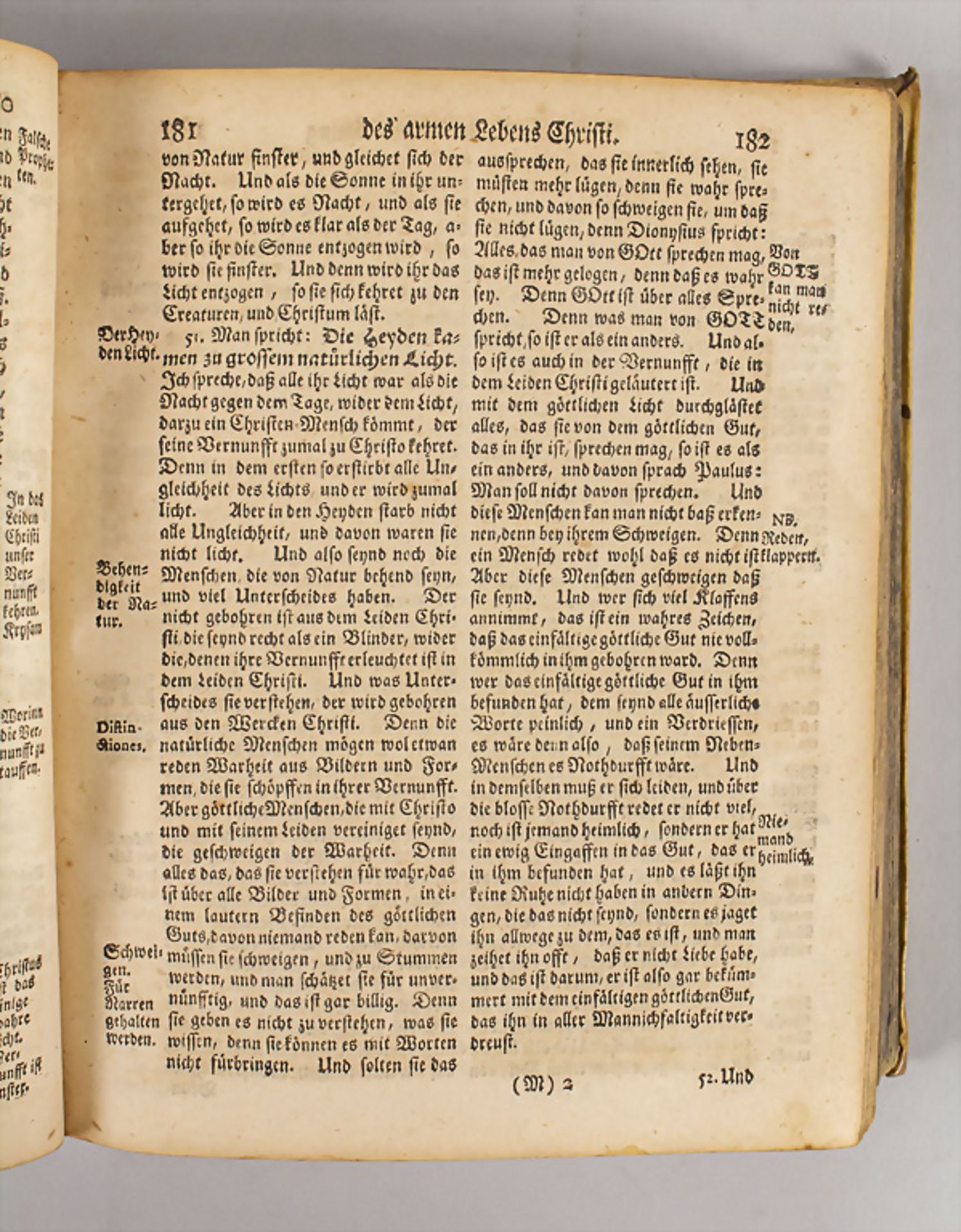 D. Johann Taulerei: 'Nachfolgung des Armen Lebens Christi', Frankfurt a.M. & Leipzig, 1720 - Bild 3 aus 6