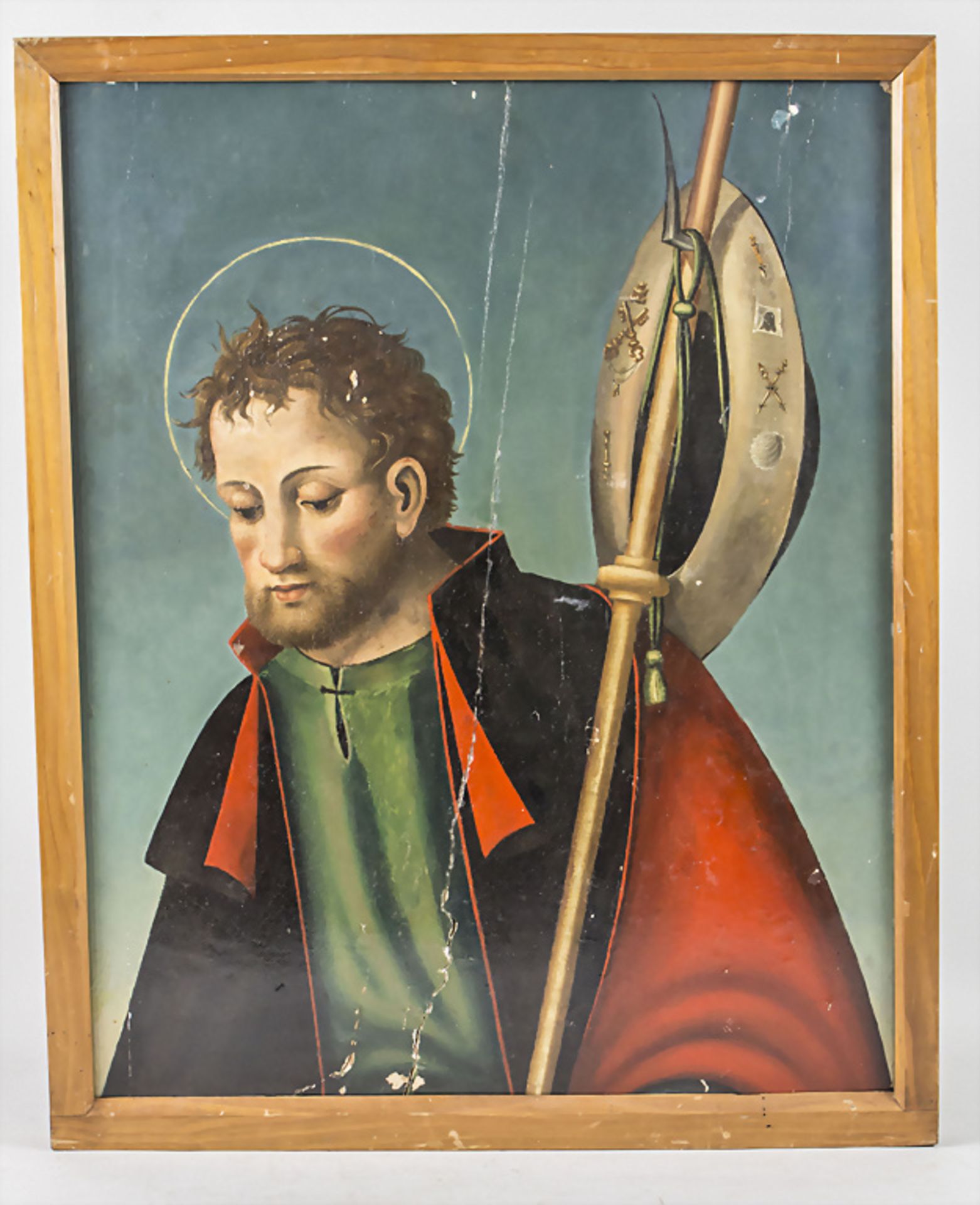 Unbekannter Meister des 17. Jh., 'Der heilige Wendelin' / 'St. Wendelin' - Bild 2 aus 5
