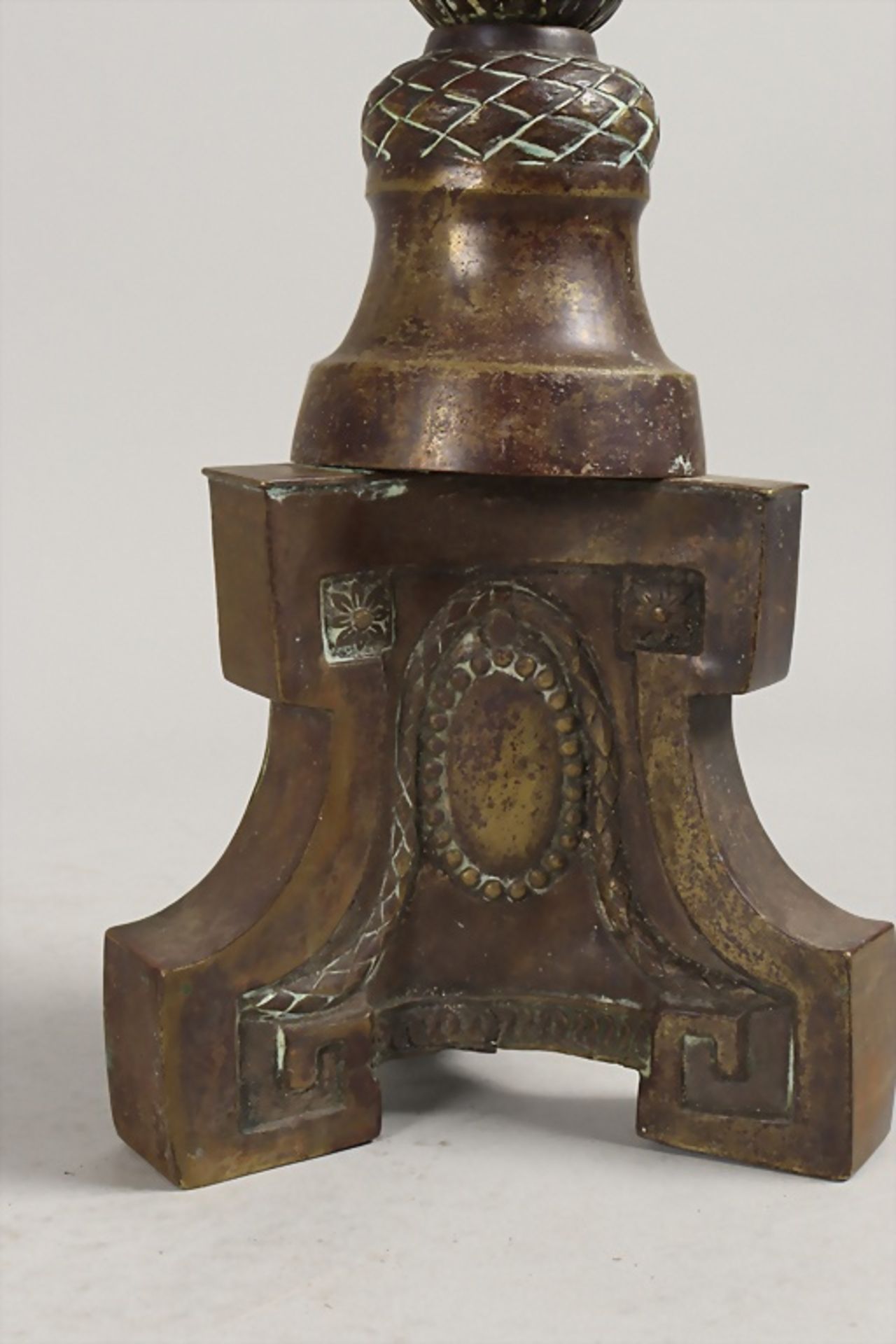 Louis Seize / Klassizismus Altarleuchter / An altar candle holder, deutsch, um 1780 - Image 5 of 6