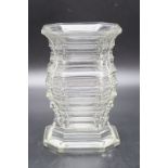 Art Déco Kristallvase / An Art Deco crystal glass vase, 1920er Jahre