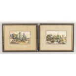 Jean Victor BERTIN (1767-1842), zwei sommerliche Landschaftsansichten / Two summery landscape ...