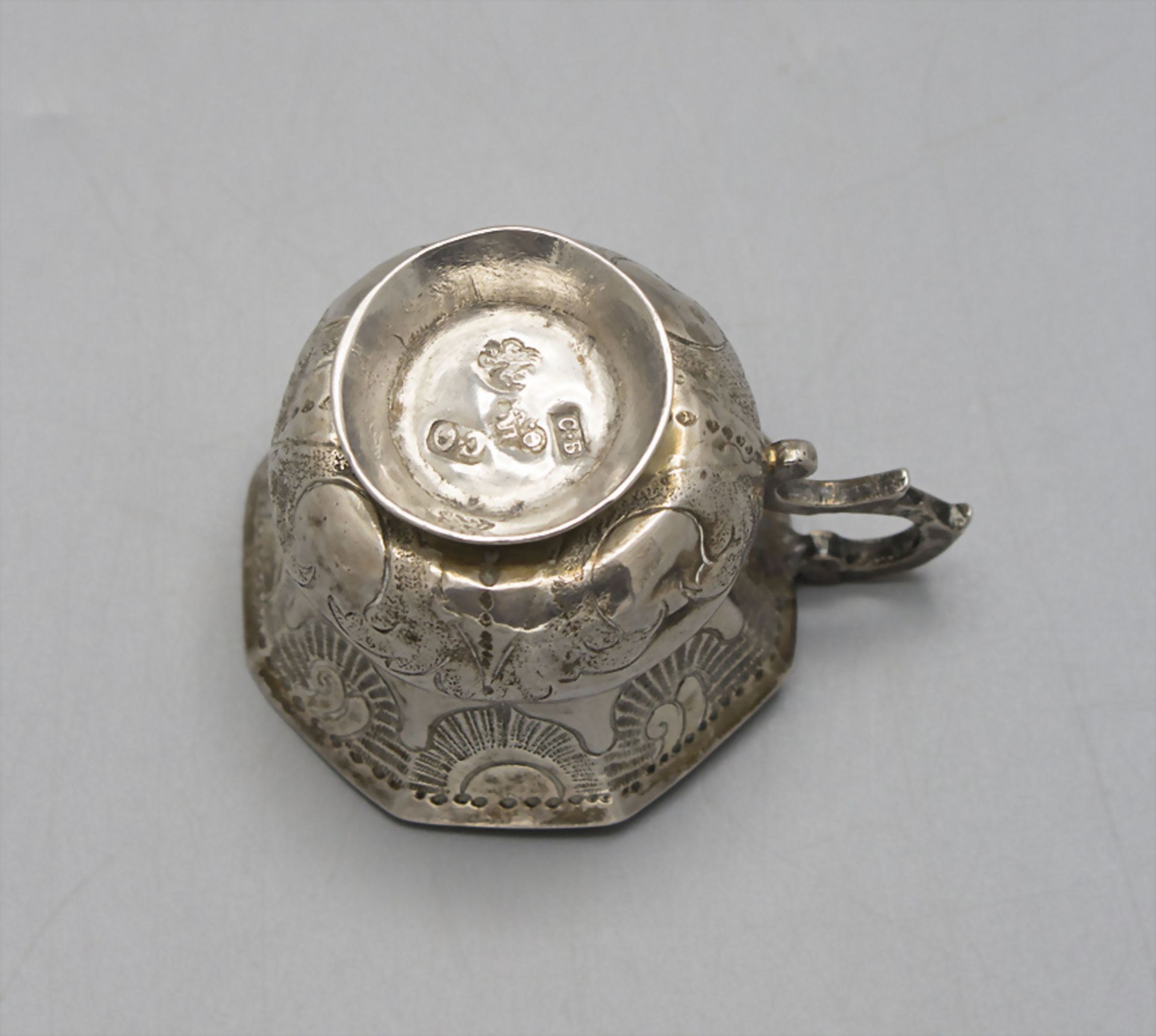 Rokoko Tscharki (Wodkabecher) / A Rococo silver Charki, Alderman Fyodor Petrov, Moskau / ... - Image 5 of 5