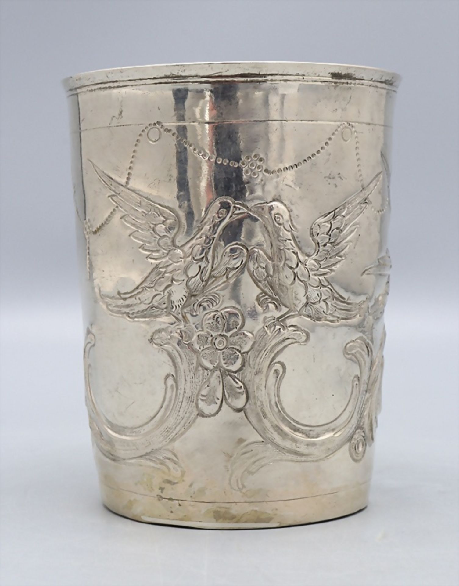 Rokoko Becher / A silver Rococo beaker, Moskau/Moscov, 1788 - Bild 2 aus 7