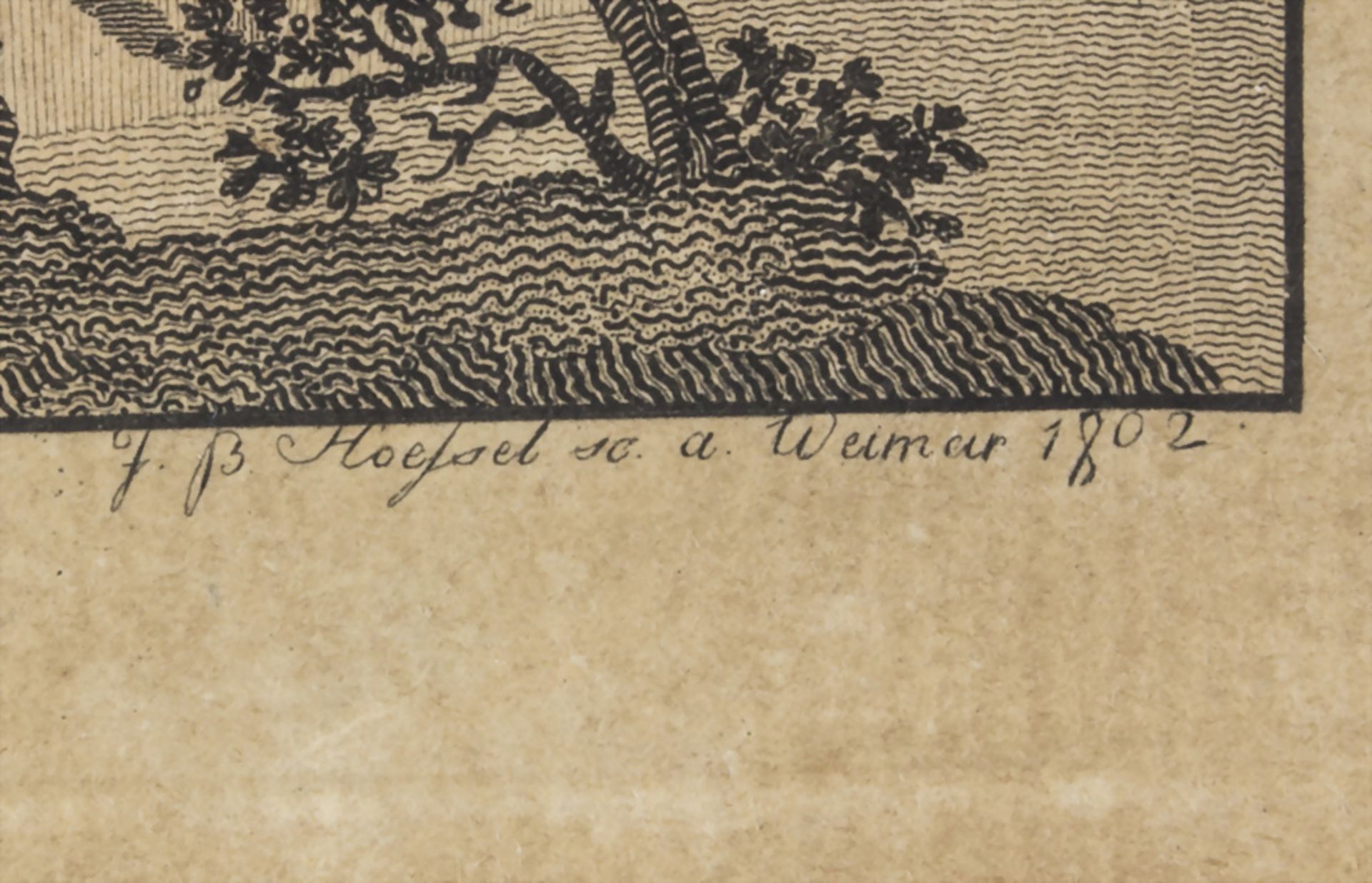 Drei Blätter Druckgrafiken / Three prints, 1802 - Bild 6 aus 8