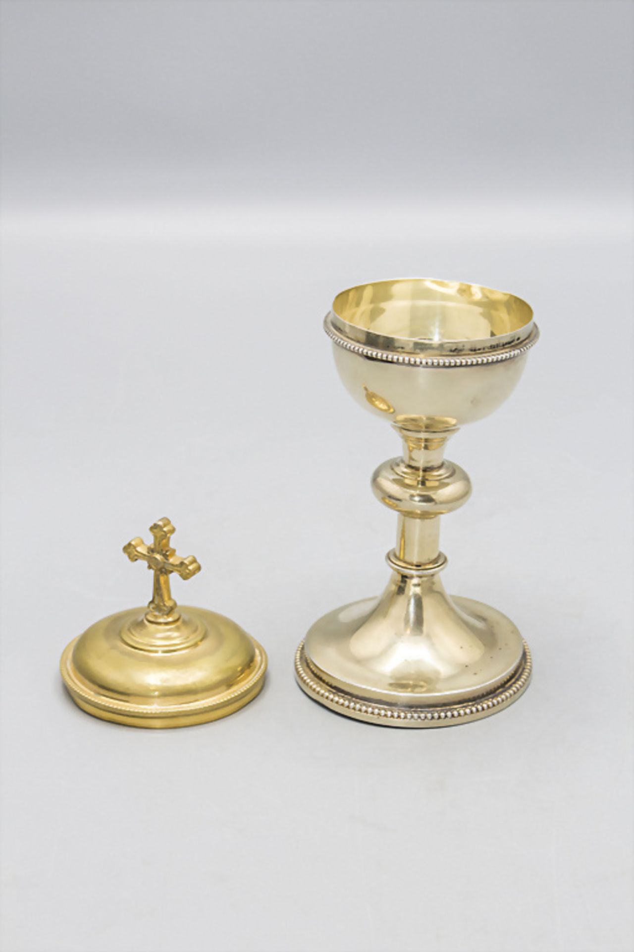 Kleiner Messkelch / A small silver chalice, Frankreich, nach 1839 - Image 4 of 8
