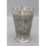 Silberbecher / A silver beaker, Fedor Petrow, Moskau, um 1750