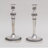 Paar Empire Kerzenleuchter / Pair of Candlesticks, Denis Garreau, Paris nach 1819