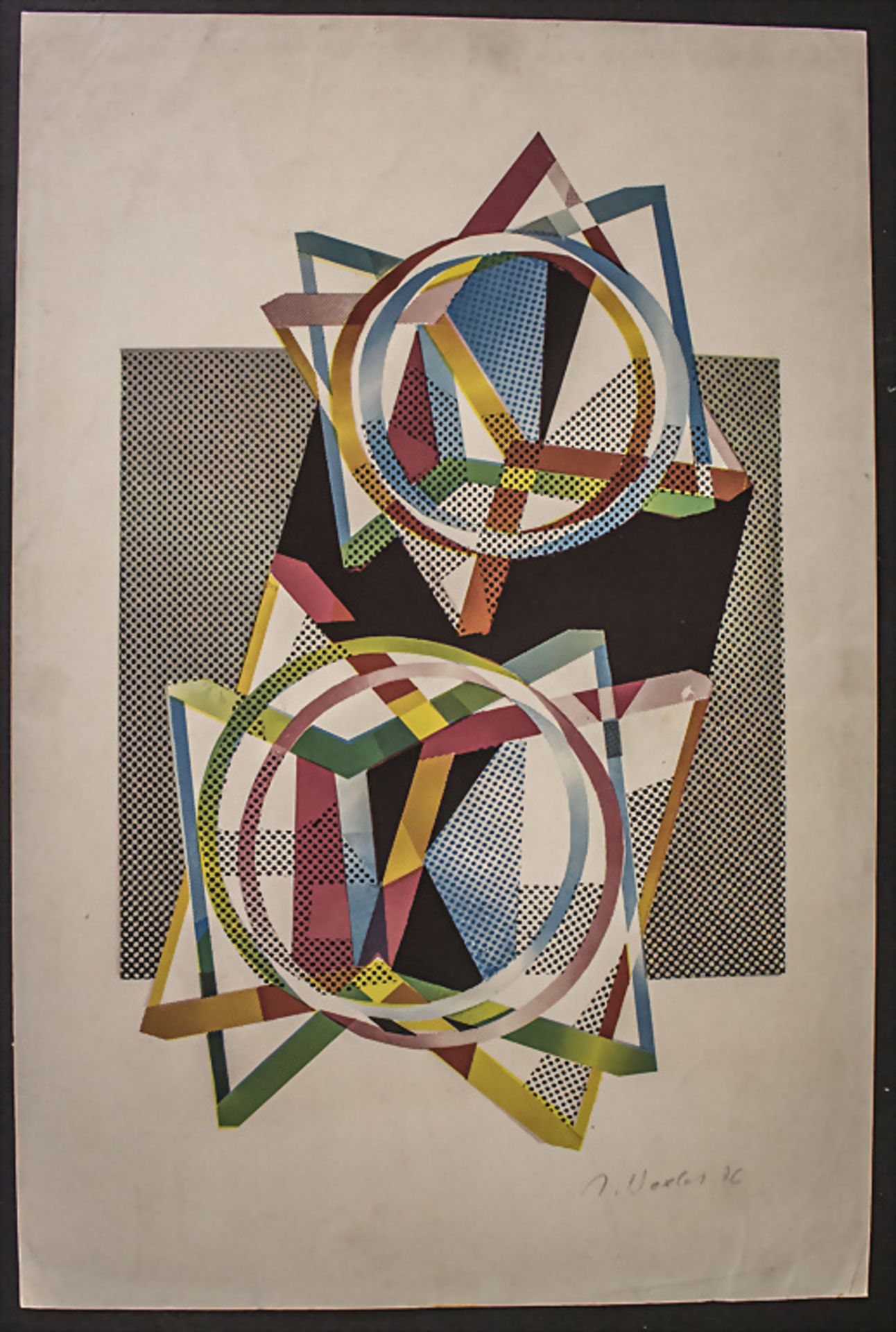 Jacob WEXLER (1912-1995), 'Abstrakte Komposition' / 'Abstract Composition', 1976