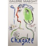 Marc CHAGALL (1887-1985), Ausstellungsplakat / Exhibition poster, Galerie Maeght, Paris, 1972