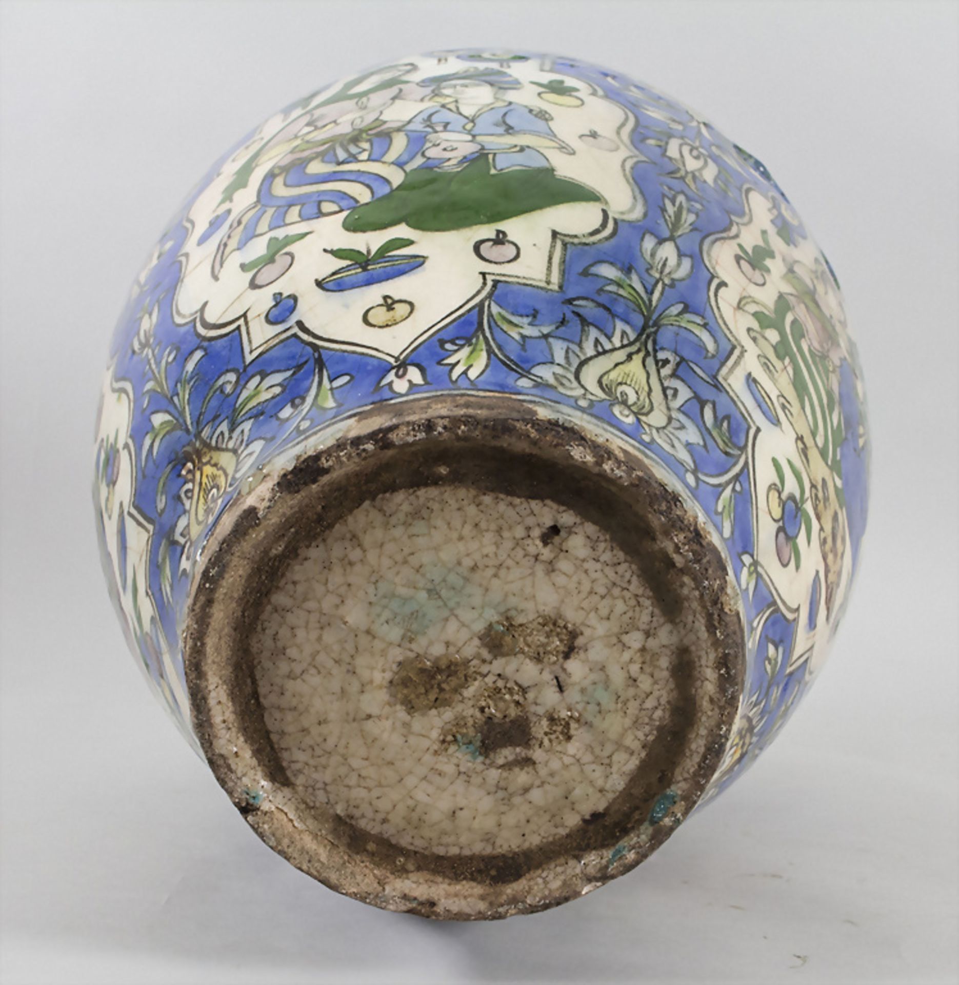 Große Qajar Vase / A large Qajar vase, Persien, 19. Jh. - Image 6 of 6