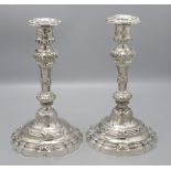 Paar Kerzenleuchter / A pair of silver candle holders, Alexandre-Auguste Turquet, Paris, nach 1855