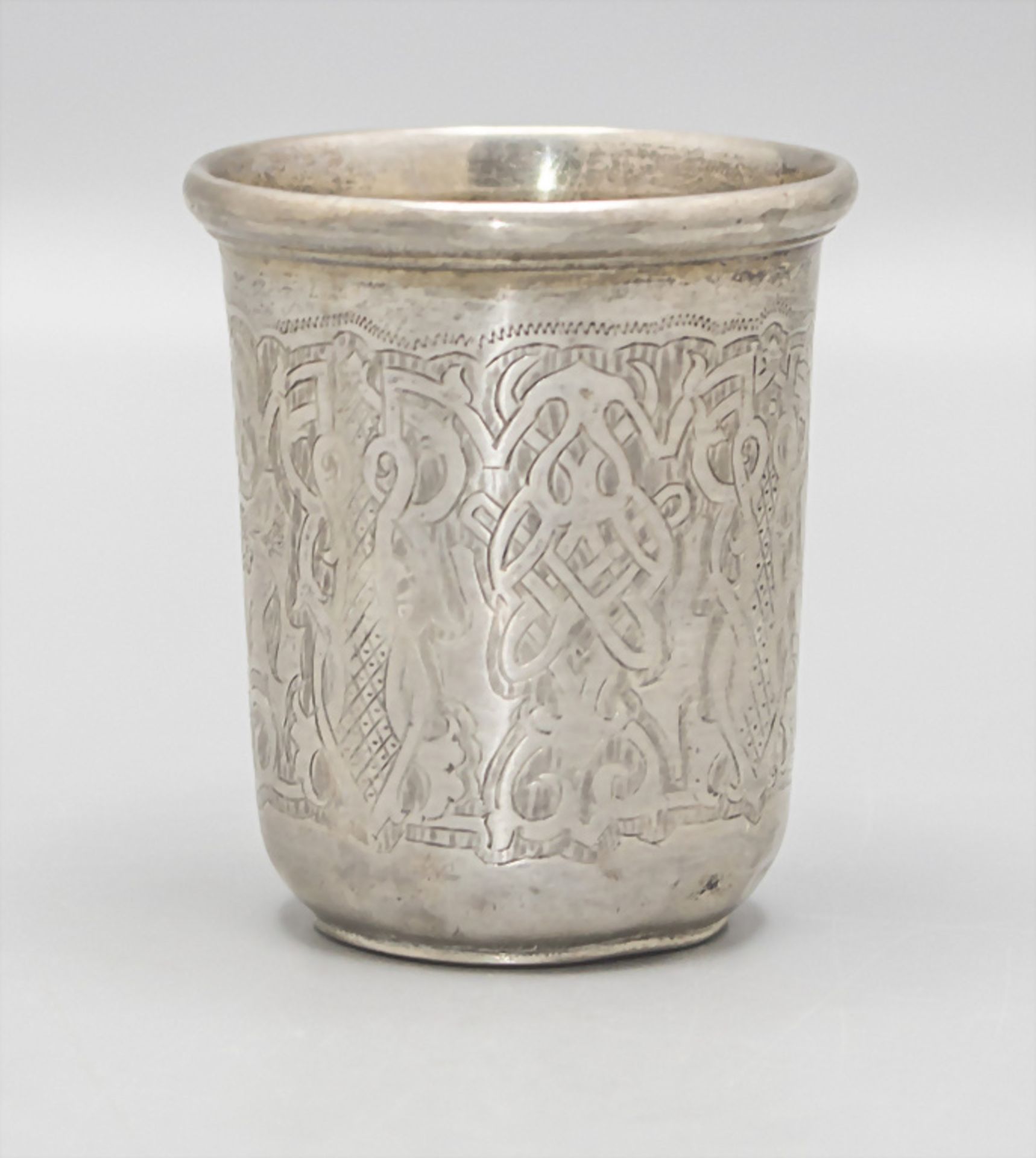 Wodka Becher / A silver vodka beaker, Moskau/Moscou, 1860 - Image 2 of 5