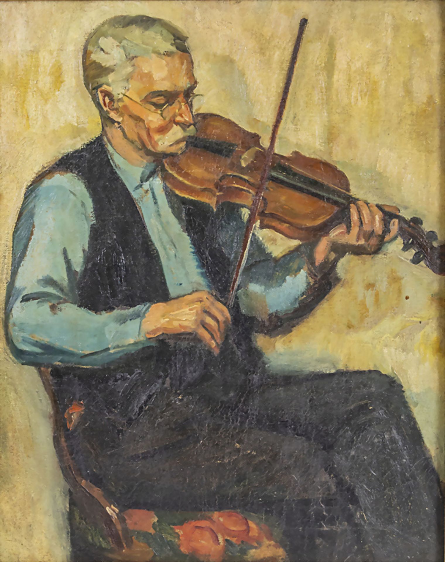 Roy GAMBLE (1887-1972), 'Der Geiger' / 'The violinist'