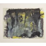 Dieter BENECKE (*1928), 'Abstraktion in Schwarz-Gelb' / 'Abstraction in black and yellow', 1957