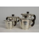 Art Déco Kaffee- und Teekern / An Art Deco silver coffee and tea set, um 1920