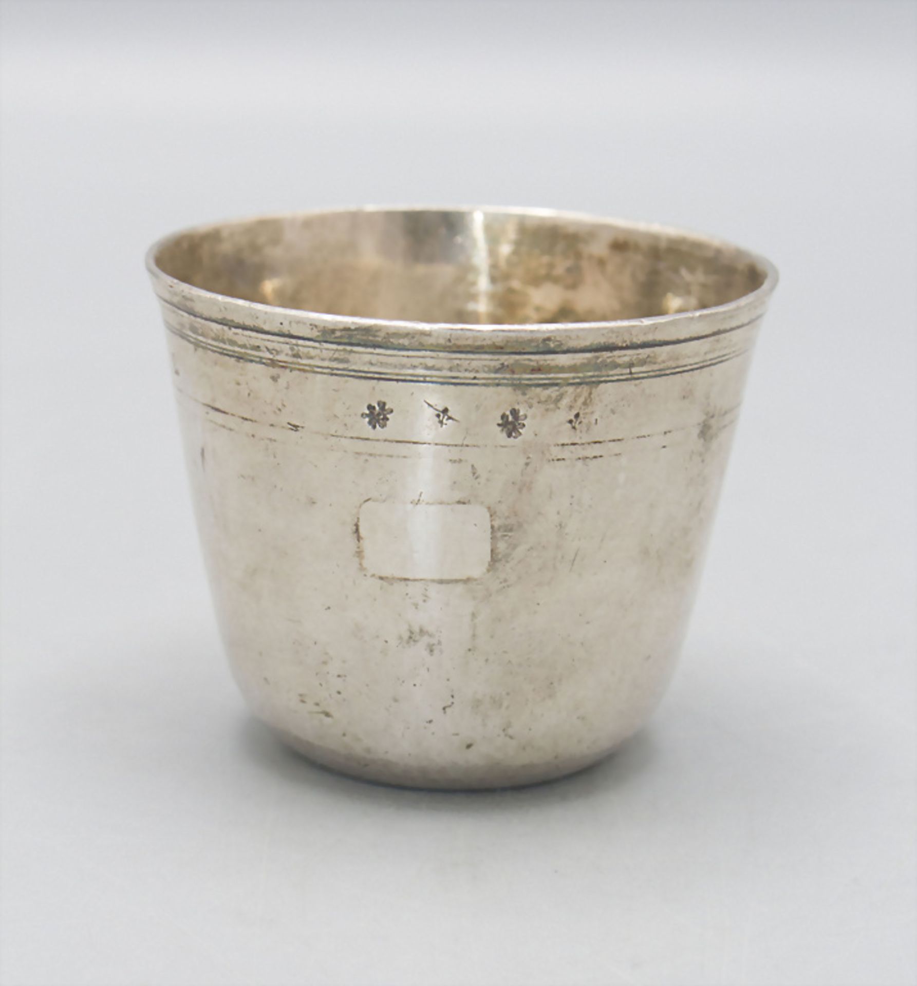 Barock Becher / A Baroque silver beaker, Francois-Isaac Balduc, Sens, 1752-1758 - Bild 2 aus 3