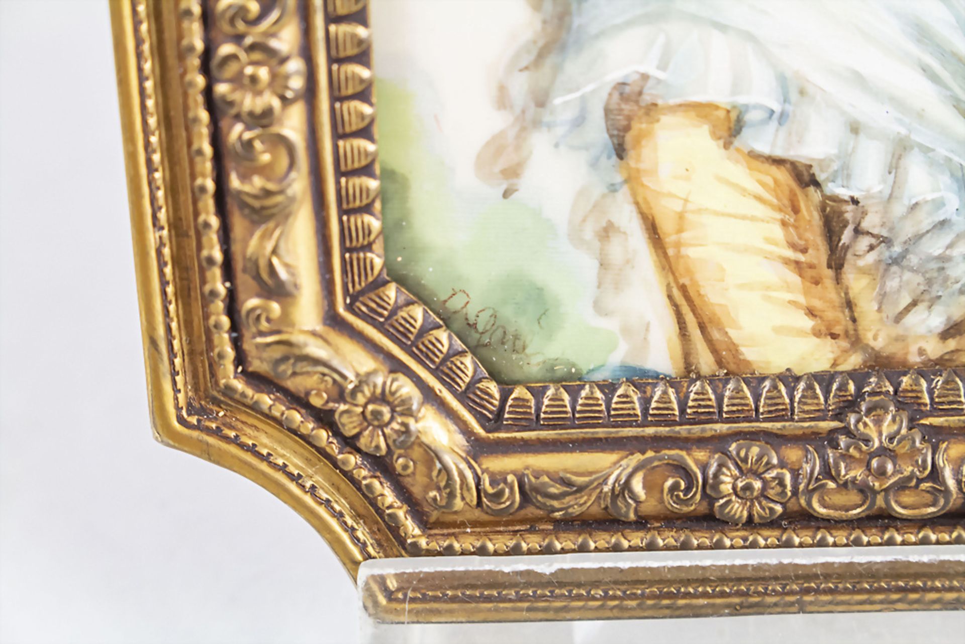 Miniatur Porträt der Herzogin von Devonshire / A miniature portrait of the Duchess of ... - Bild 3 aus 4