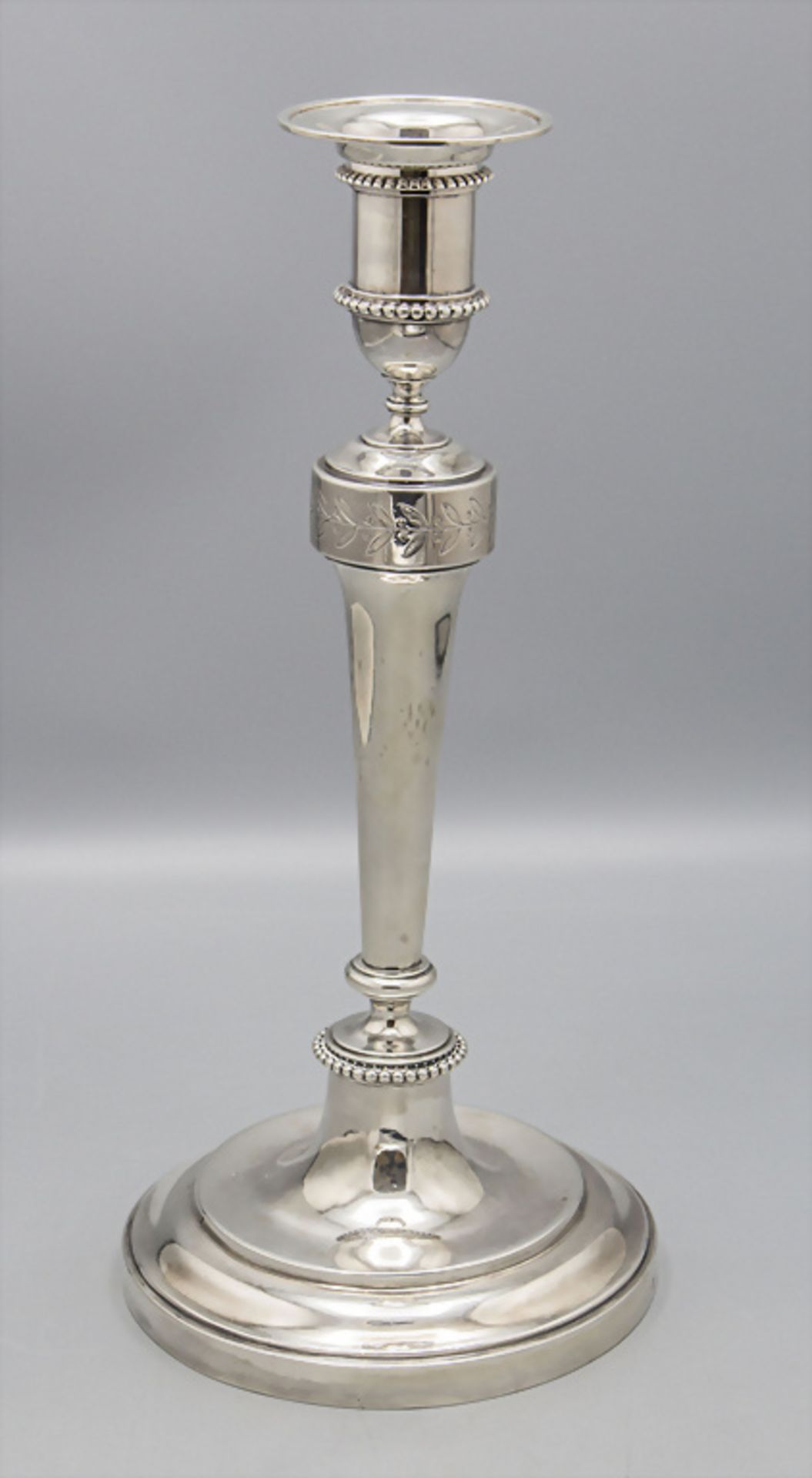 Empire Kerzenleuchter / An Empire silver candlestick, Roelants, Gent/Gand, 1798-1809