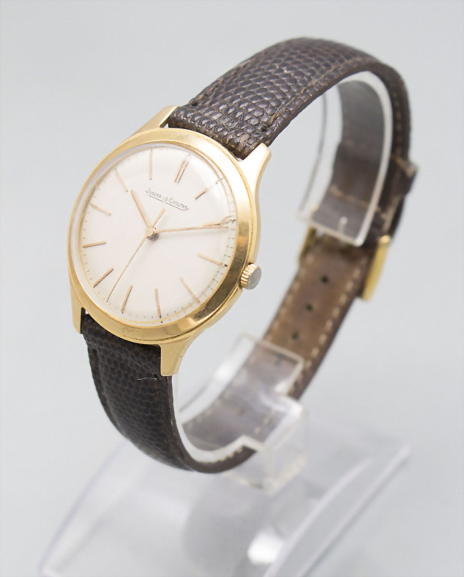 HAU Jäger Le Coultre mit Handaufzug / A men's 18 ct gold wristwatch, Schweiz / Swiss, ... - Image 2 of 4