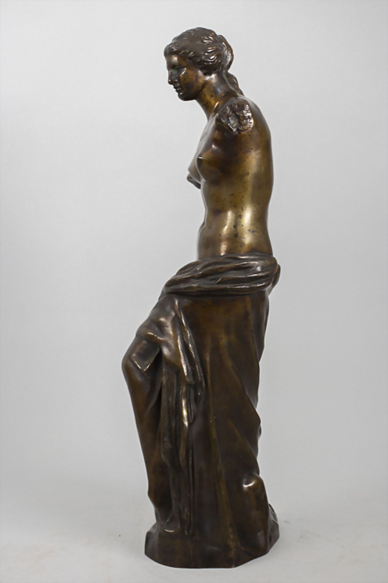 Bronzeplastik 'Venus von Milo', Göttin Aphrodite, Frankreich, 19. Jh. - Image 3 of 7