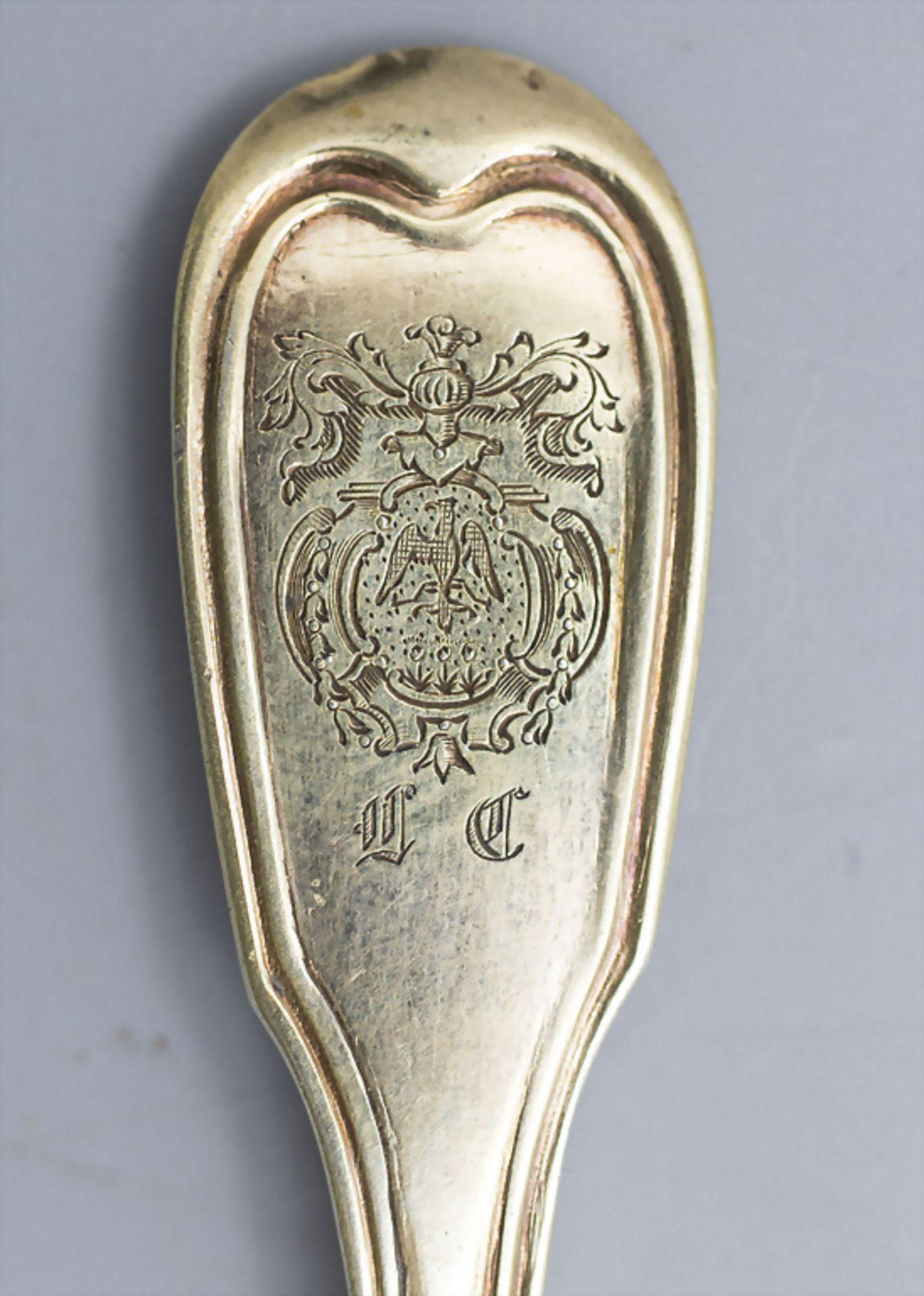 10 Teelöffel / 10 silver tea spoons, Edme Dupont, Paris, 1798-1809 - Image 3 of 4