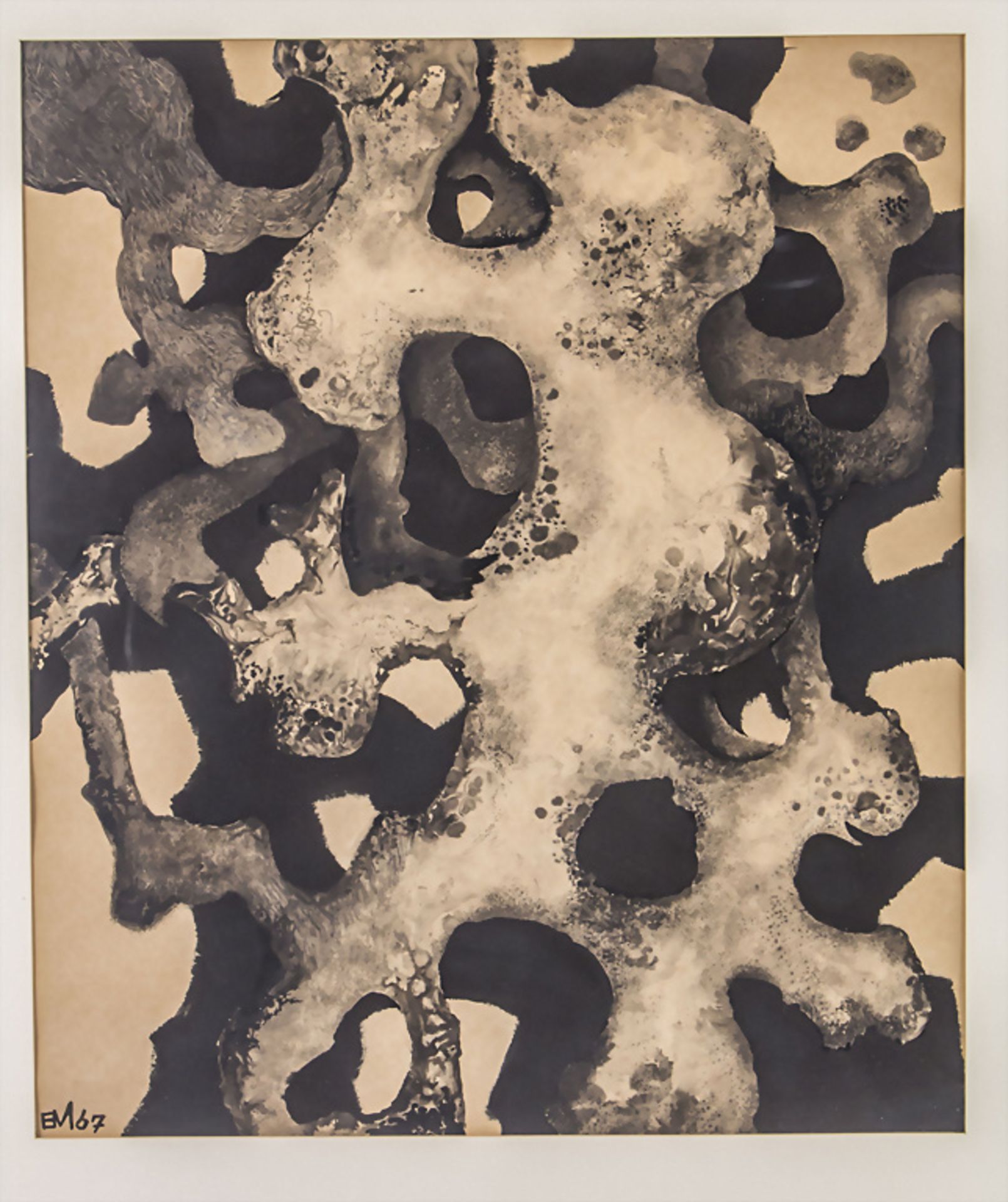 Emil G. MAUL (Ludwigshafen 1914-2010), Drei abstrakte Arbeiten / 3 abstract art works, 1979 - Image 2 of 12