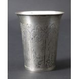 Silberbecher / A silver beaker, Warschau / Warsaw, um 1880