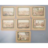 Kurt SINGER (1905-1989), 7 Ansichten von Jerusalem / A set of seven views of Jerusalem