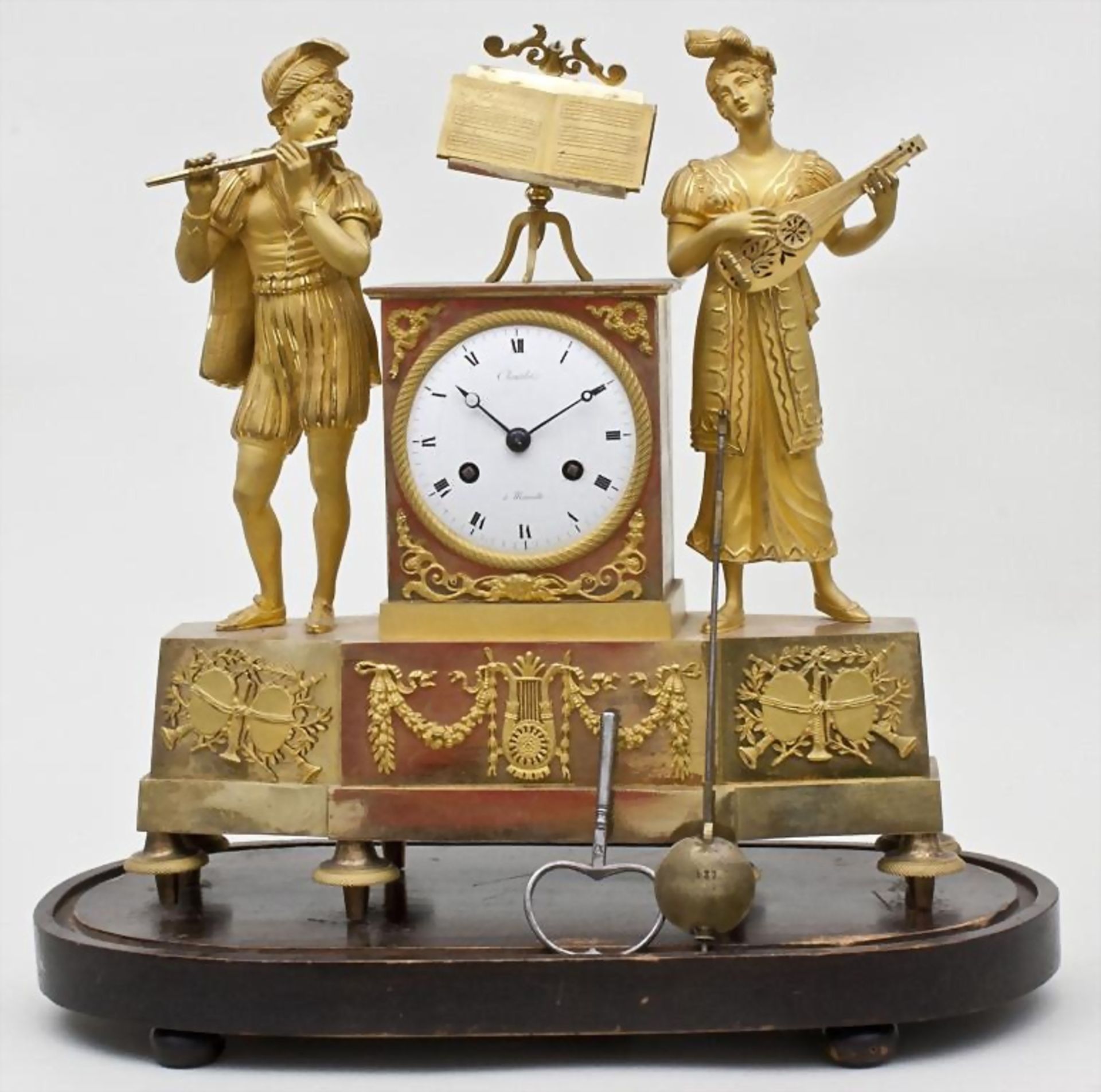 Pendule, Époque Restauration, Frankreich, um 1820 - Image 2 of 8