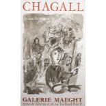 Marc CHAGALL (1887-1985), Ausstellungsplakat / Exhibition poster, Galerie Maeght, Paris, 1977
