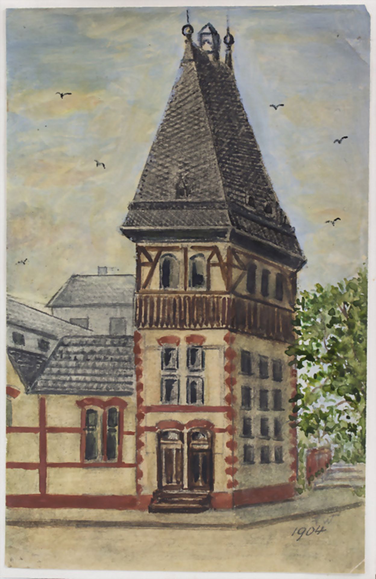 F.W. Schulz (tätig um 1904), 'Turm' und 'Lilie' - Bild 2 aus 4