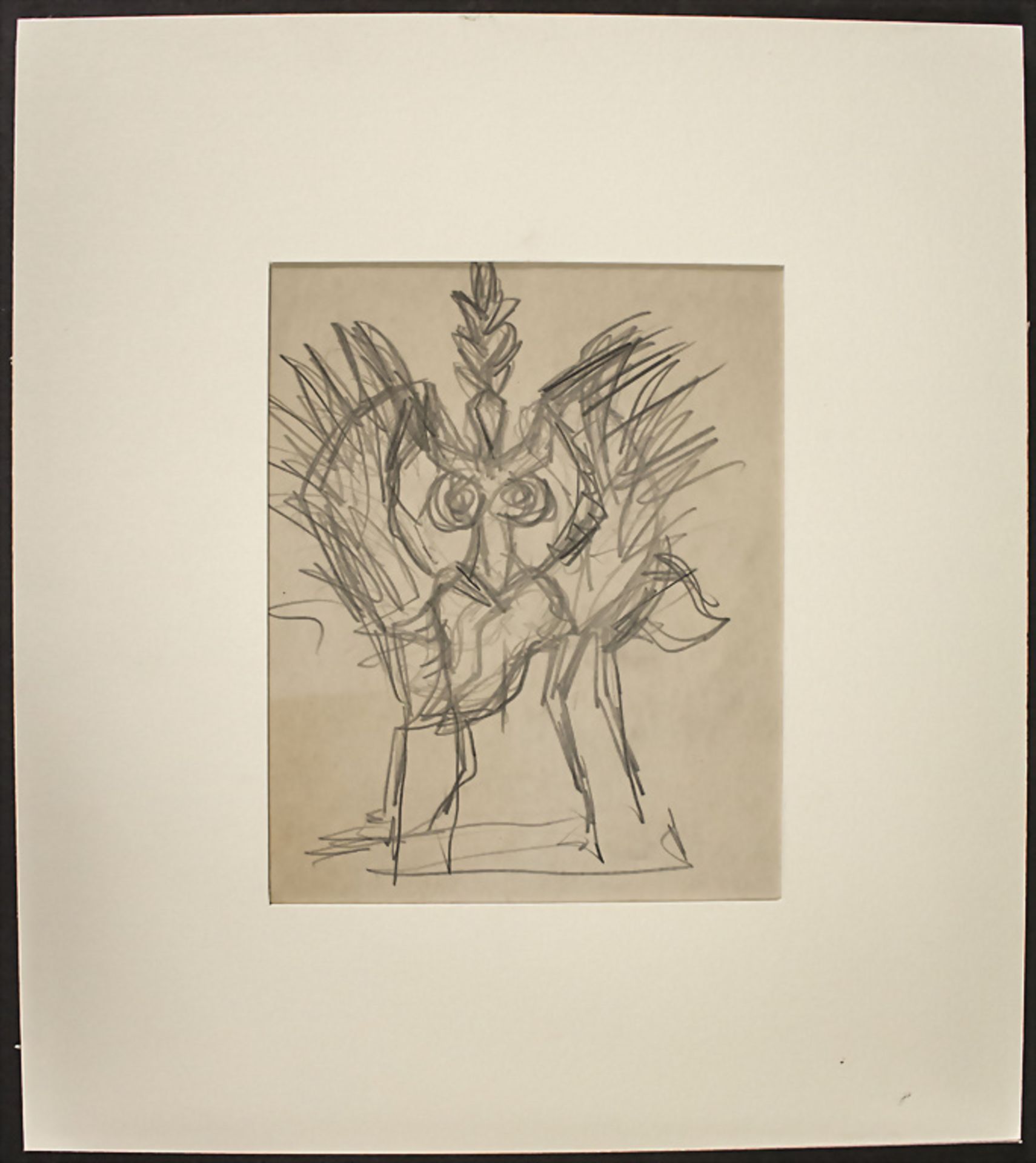 Jacques LIPCHITZ (1891-1973), Skizze 'Thronende Figur' / Sketch 'Enthroned figure' - Image 2 of 3