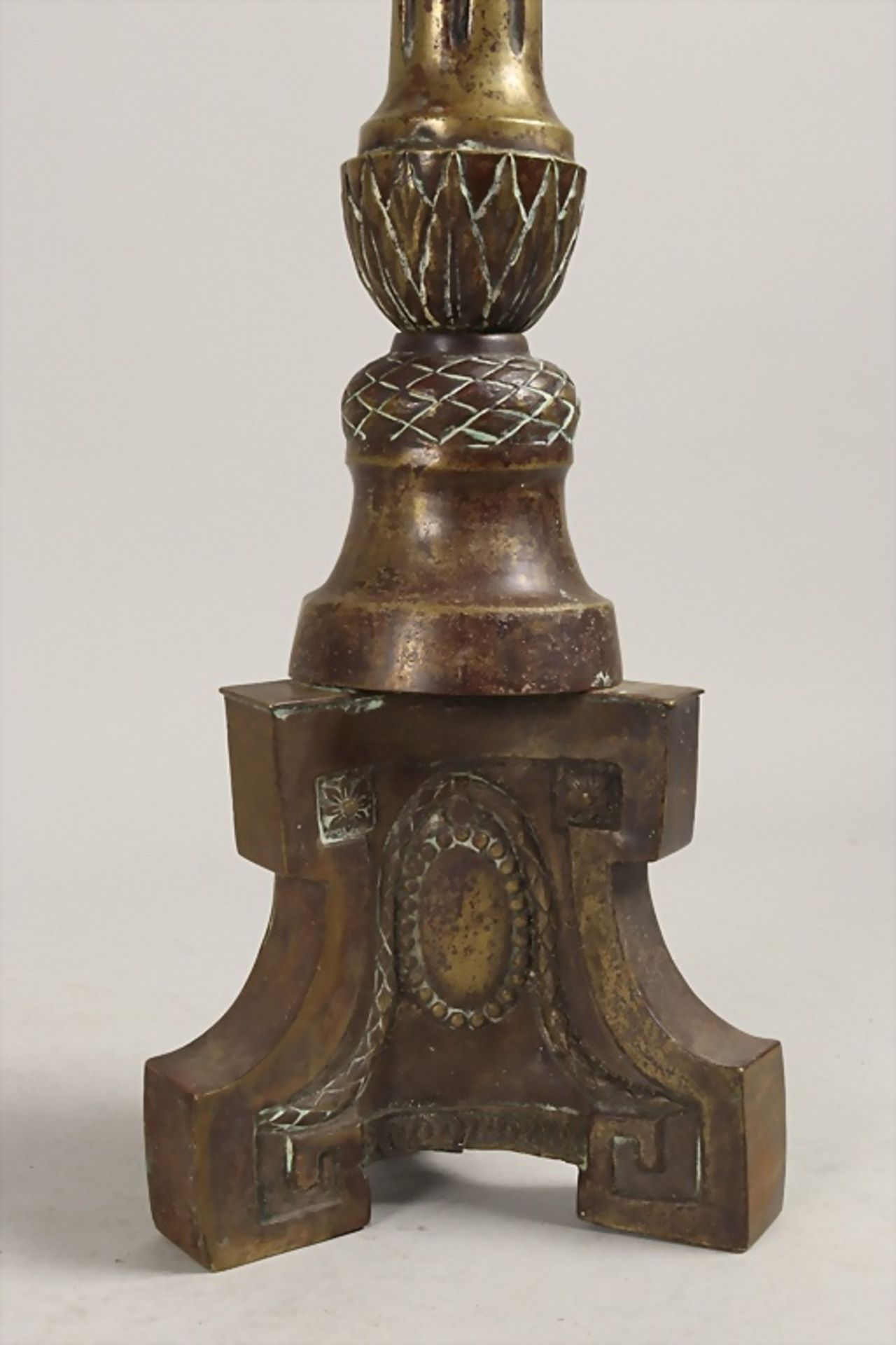 Louis Seize / Klassizismus Altarleuchter / An altar candle holder, deutsch, um 1780 - Image 6 of 6