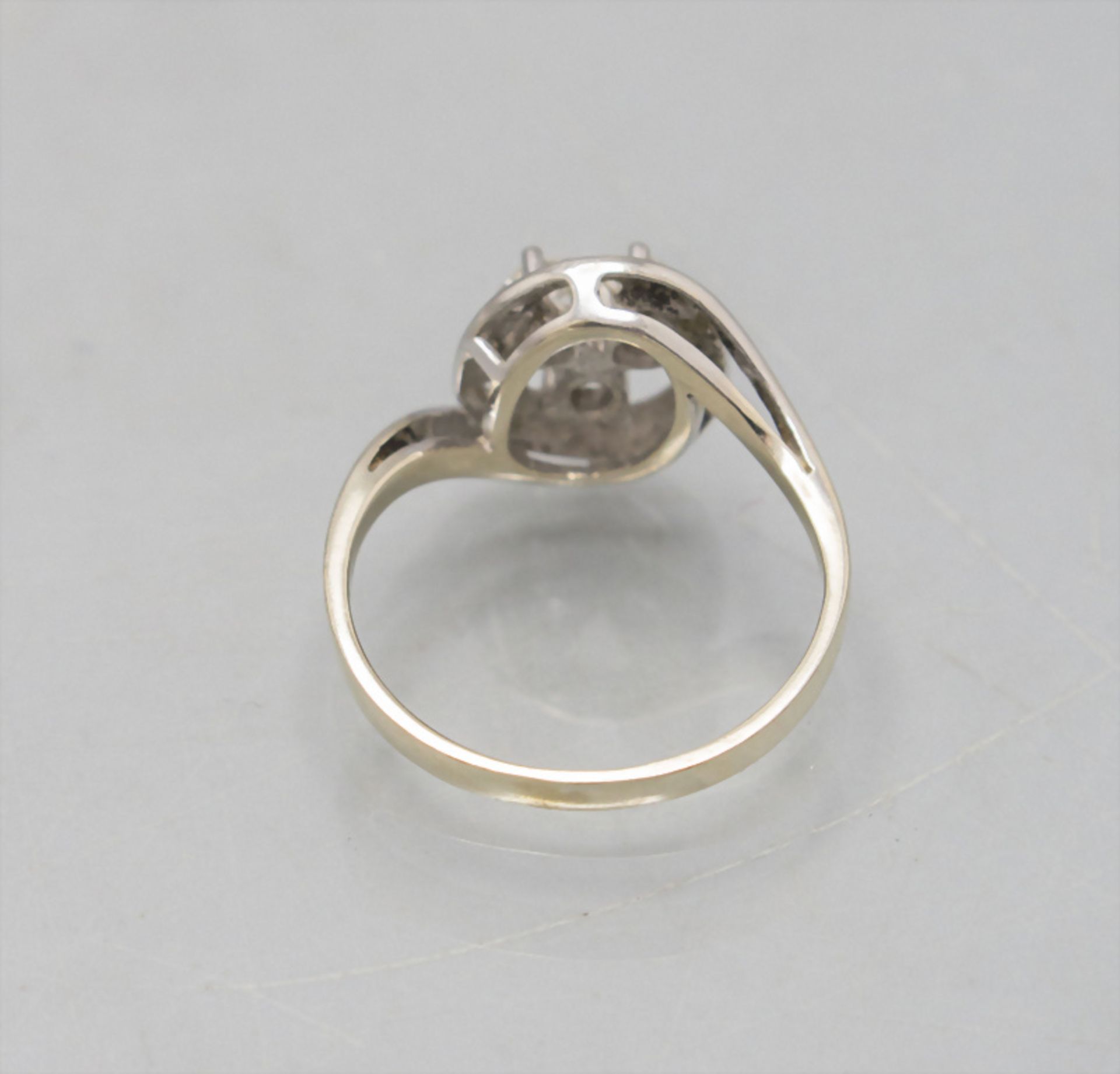 Damenring mit Diamanten / A ladies 14 ct gold ring with diamonds - Image 2 of 2
