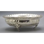 Rokoko Zuckerschale / A Rococo silver sugar bowl, Bernt Christopher Kelberlade, ...